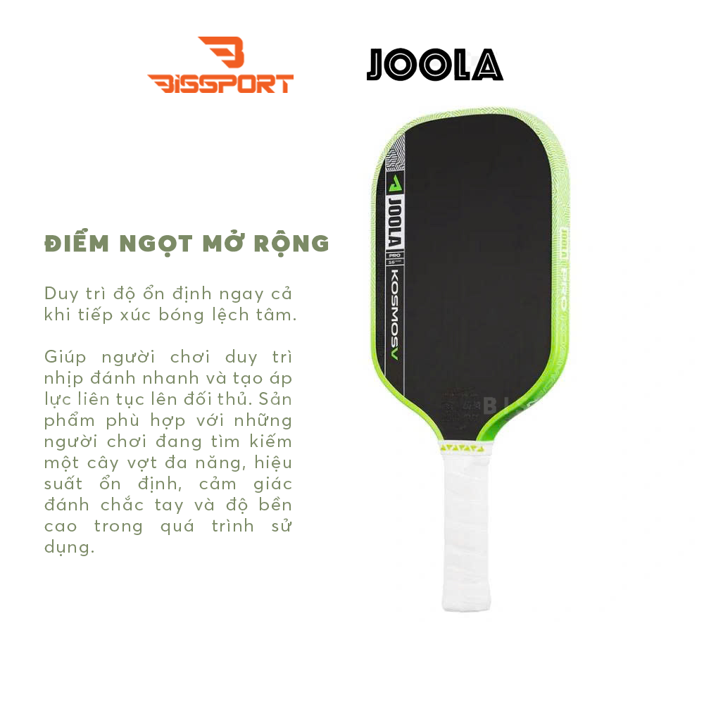 Vợt Pickleball Joola Perseus Gen 5 Kosmos Chính Hãng - Sức Mạnh Bùng Nổ, Kiểm Soát Chuẩn Xác - Tốc Độ - Toàn Diện